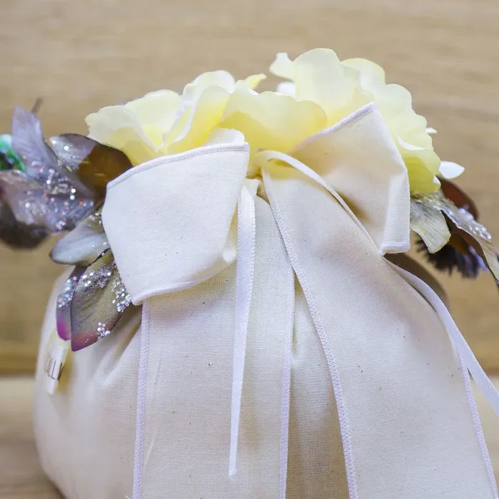 Puff con Fiori Panna e Sali Profumati Beccalli for Life - immagine 3