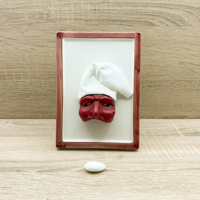 Quadretto Maschera di Pulcinella Bella Napoli