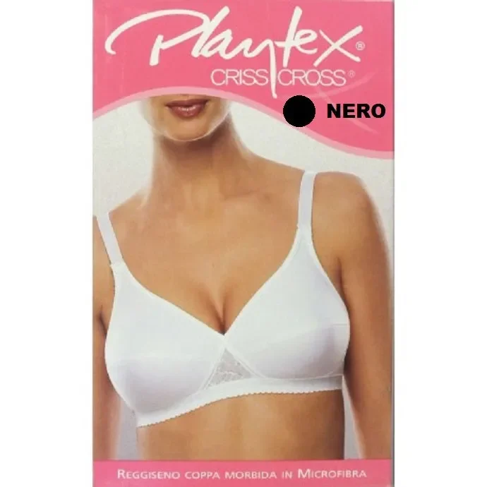 Reggiseno coppa morbida donna Playtex art AP06495 001 colore nero misura a scelta