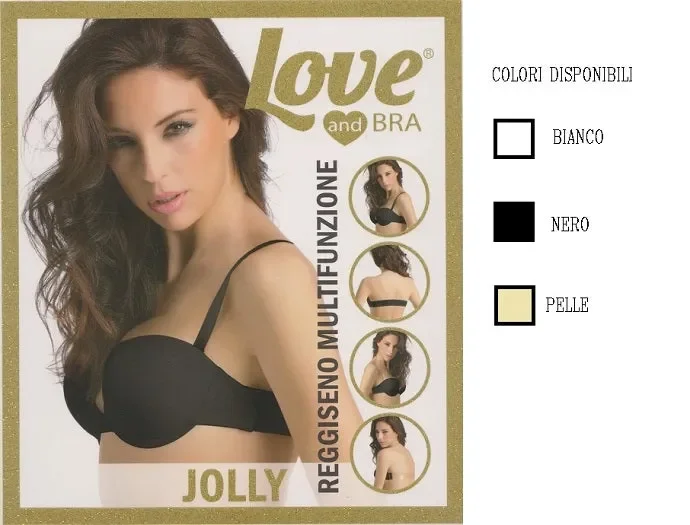 REGGISENO FASCIA DONNA LOVE AND BRA ART. JOLLY COL. E MIS. A SCELTA