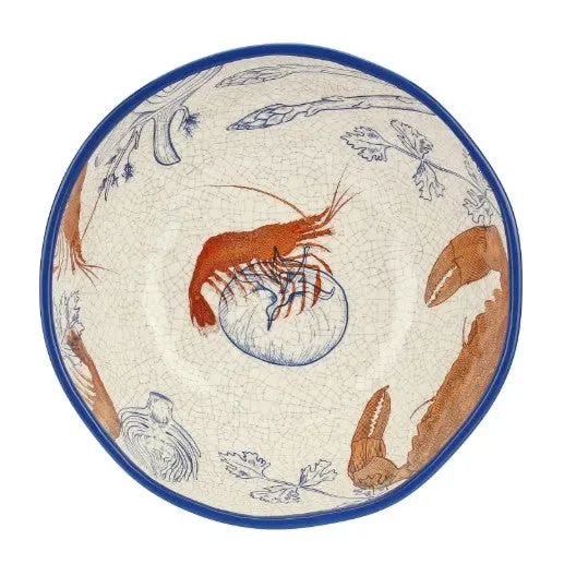 ROSE & TULIPANI Insalatiera Ocean Life Melamina D 28 Cm Fornitura