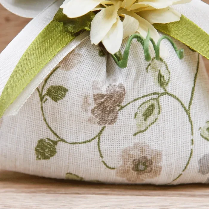 Sacchettino Parigi con Fiore - immagine 2