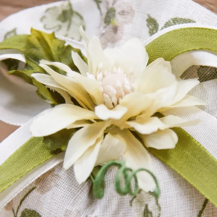 Sacchettino Parigi con Fiore - immagine 3