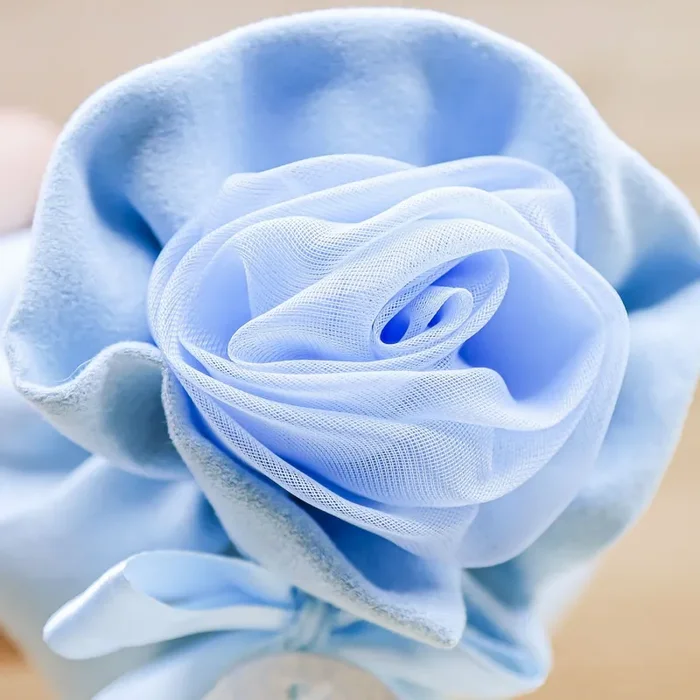 Sacchetto Azzurro con Rosa Piccolo “Boy” Claraluna - immagine 3