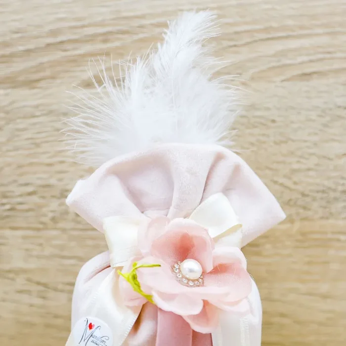 Sacchetto Base Tonda con Piume Marilyn Rome - immagine 2