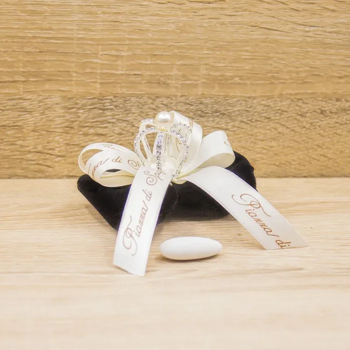 Sacchetto Caramella con Corona Argento