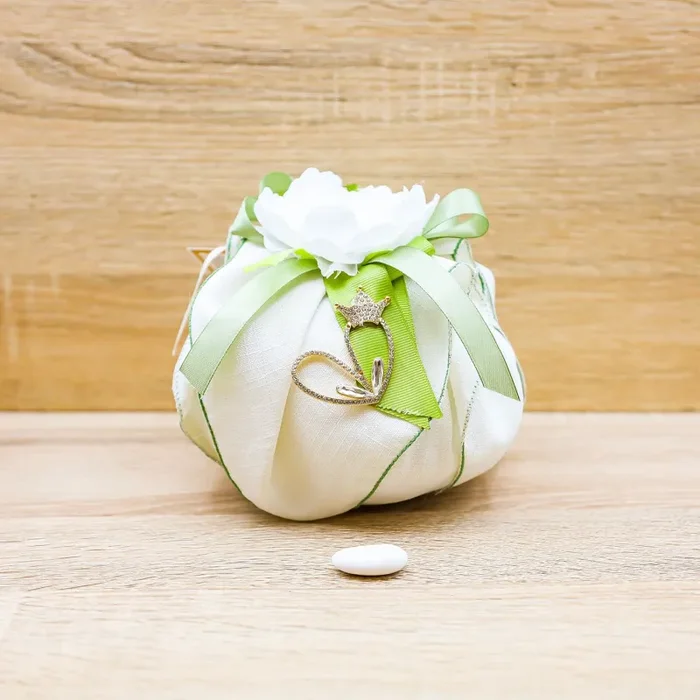 Sacchetto con Fiore e Cuore Online