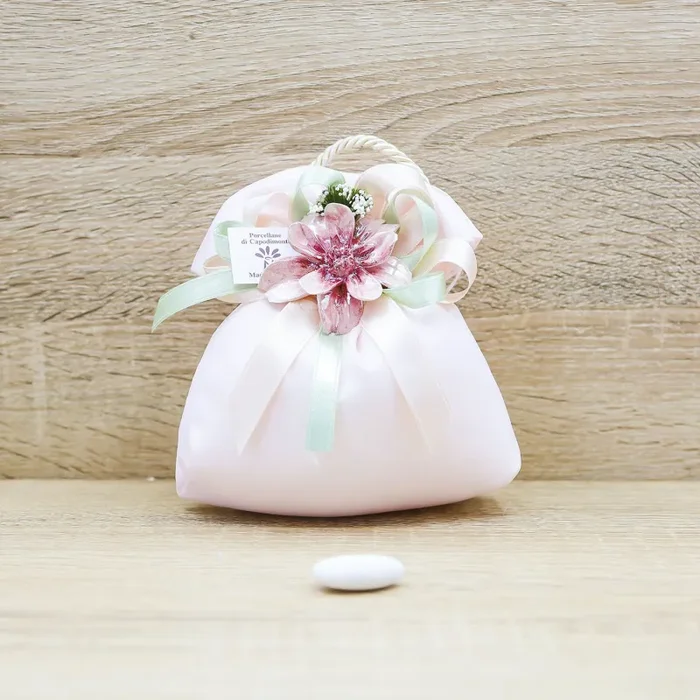 Sacchetto con Fiore Porcellana Sconti