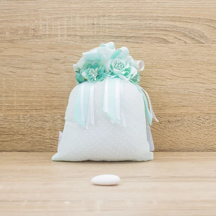 Sacchetto con Fiori Tiffany e Sali Profumati La Vie en Rose