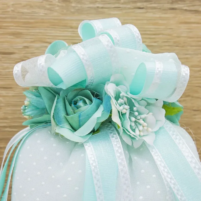 Sacchetto con Fiori Tiffany e Sali Profumati La Vie en Rose - immagine 2