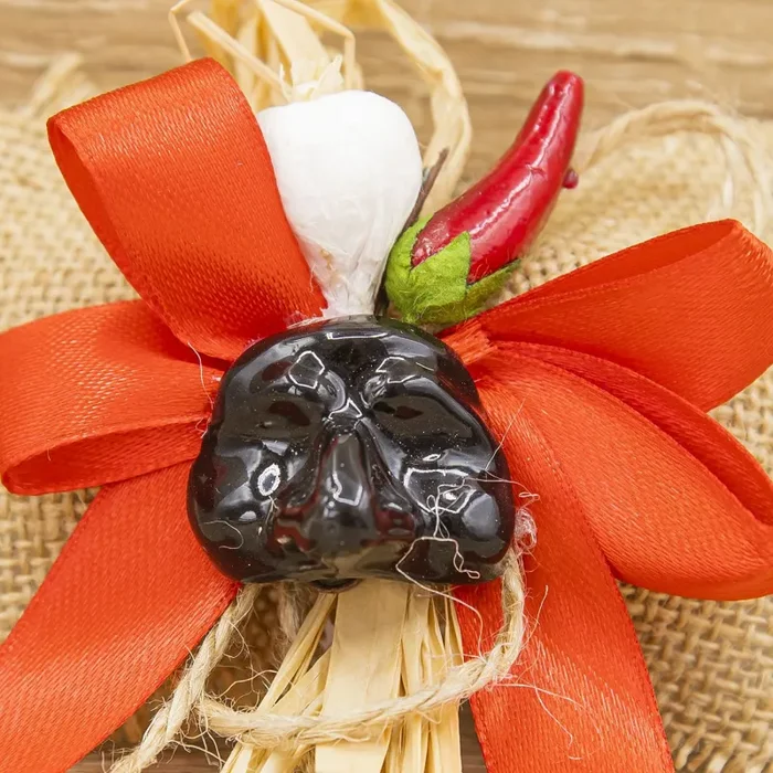 Sacchetto con Maschera Nera Piccola Bella Napoli - immagine 2