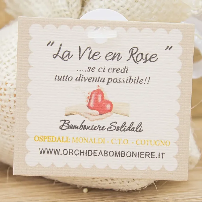 Sacchetto con Sali Profumati e Ciondolo Dito Medio Oro Bella Napoli - immagine 3