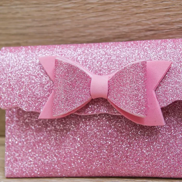 Sacchetto con Specchio Glitter Rosa - immagine 3