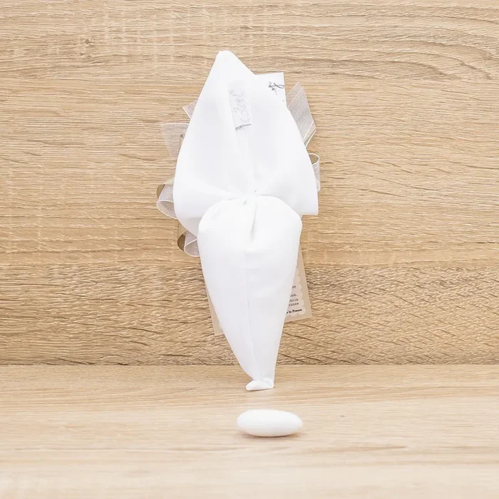 Sacchetto Cono con Fiore e Sali Profumati La Vie en Rose - immagine 3