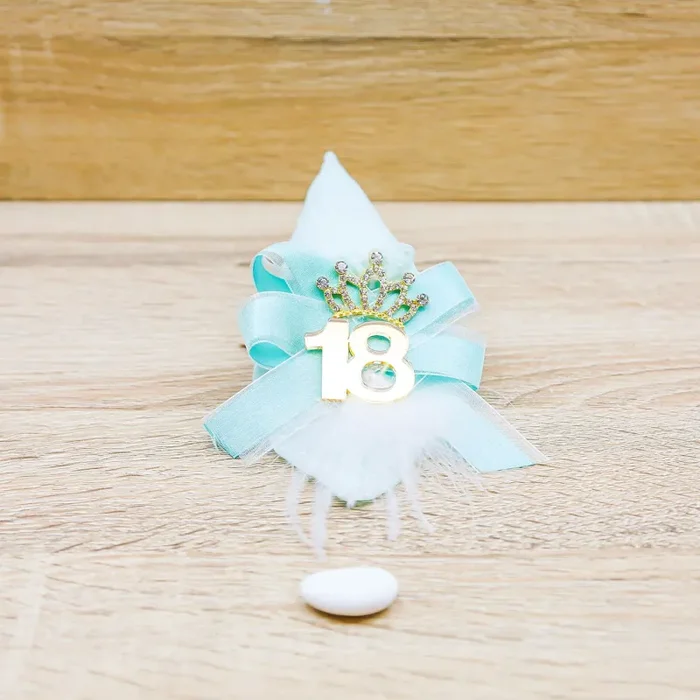 Sacchetto Cono con Piume, Corona e Sali Profumati Vendita online