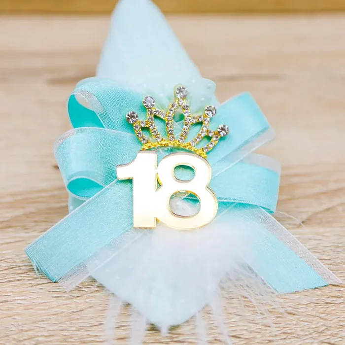 Sacchetto Cono con Piume, Corona e Sali Profumati Vendita online - immagine 2