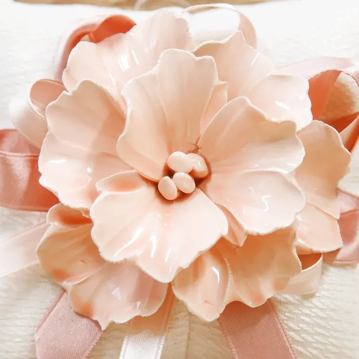 Sacchetto Cuscino con Fiore Rosa - immagine 2