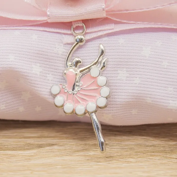 Sacchetto Cuscino Rosa con Ballerina - immagine 2