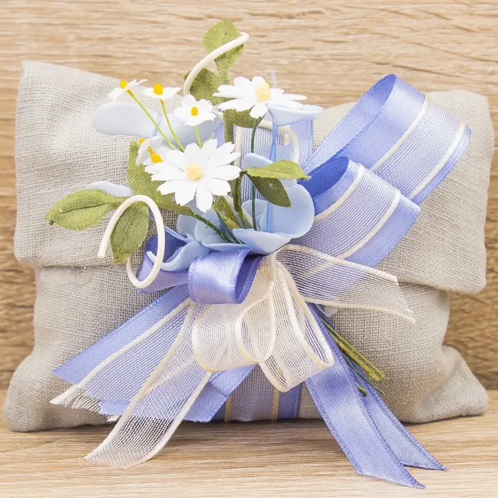 Sacchetto Pochette con Margherite La Vie en Rose Moda - immagine 2