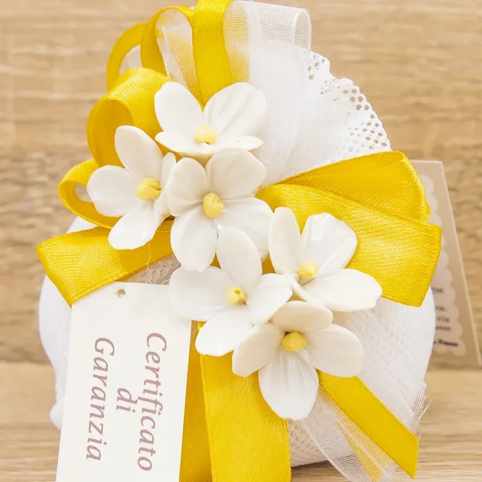 Sacchetto Puffo con Ortensie e Sali Profumati La Vie en Rose - immagine 2