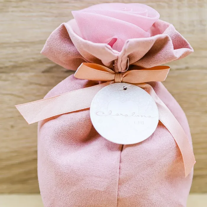Sacchetto Rosa con Rosa Grande “Girl” Claraluna - immagine 2