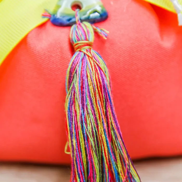 Sacchetto Rosso con Testa Moro Donna Fornitura - immagine 2