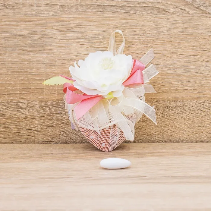 Sacchetto Sapone Profumato Cuore Fucsia La Vie en Rose