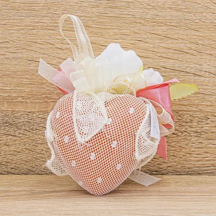 Sacchetto Sapone Profumato Cuore Fucsia La Vie en Rose - immagine 3