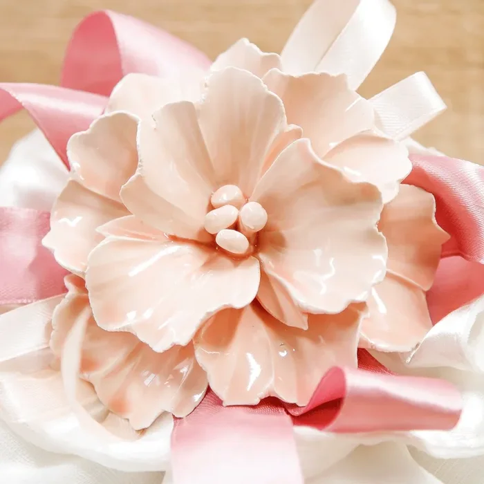 Sacchettone con Fiore Rosa - immagine 2