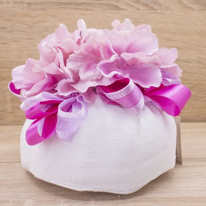 Sacchettone con Ortensie e Sali Profumati Francesi La Vie en Rose - immagine 2