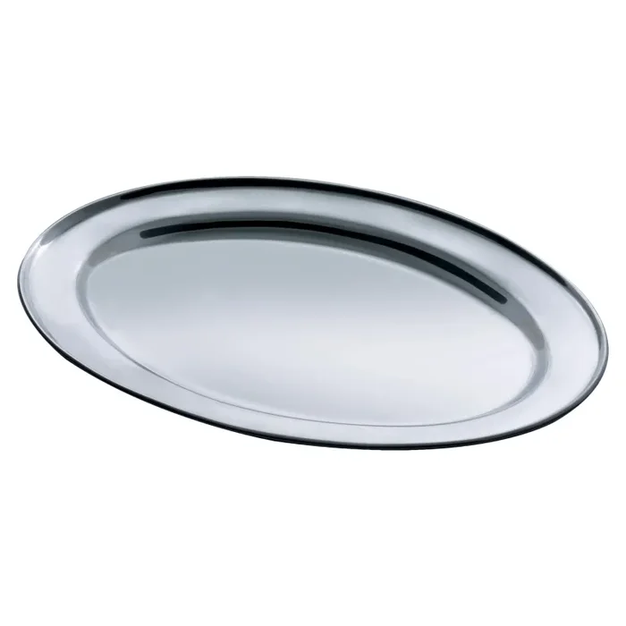 Salvinelli Vassoio Ovale 30 x 22 Cm Acciaio Inox