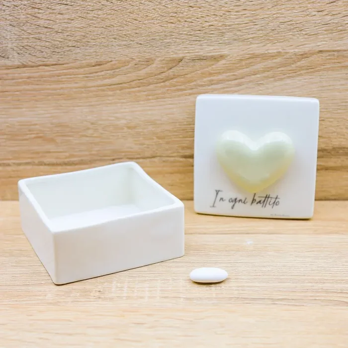 Scatola Cuore Tortora “In ogni Battito” Claraluna Vendita calda - immagine 2