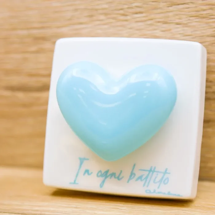 Scatola Piccola Cuore Celeste “In ogni Battito” Claraluna Vendita calda online - immagine 3