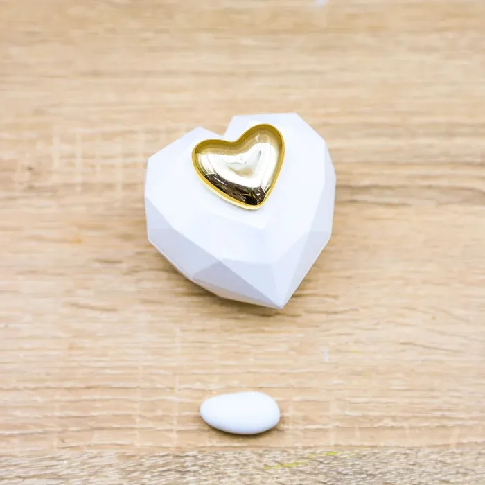 Scatolina Cuore Oro Claraluna - immagine 3