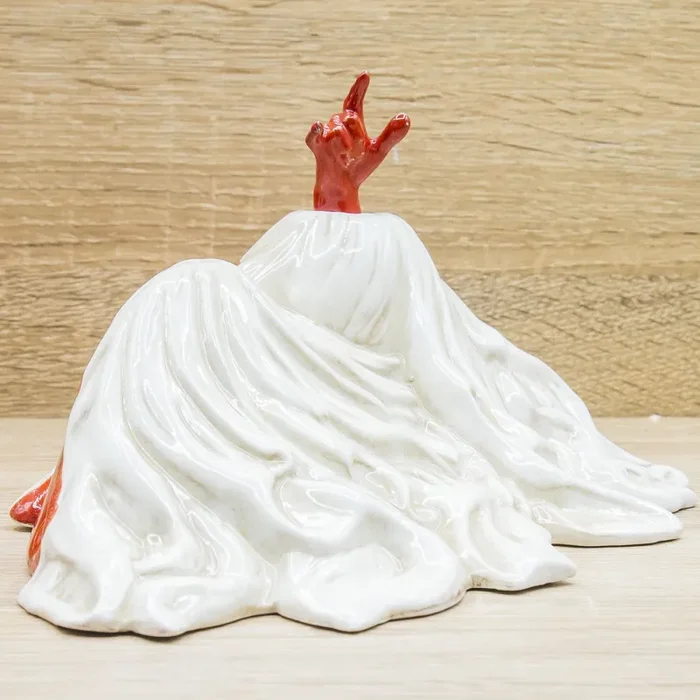 Scultura “La Napoli Misteriosa” Vesuvio con Corna Macrì Online ora - immagine 3