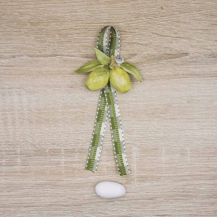 Segnaposto Olive Verdi Porcellana di Capodimonte Vendita online