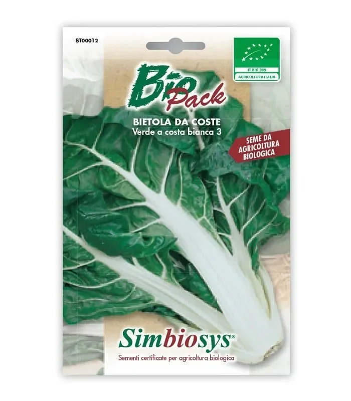 Semi da orto bio – Bietola da coste Verde a costa bianca 3