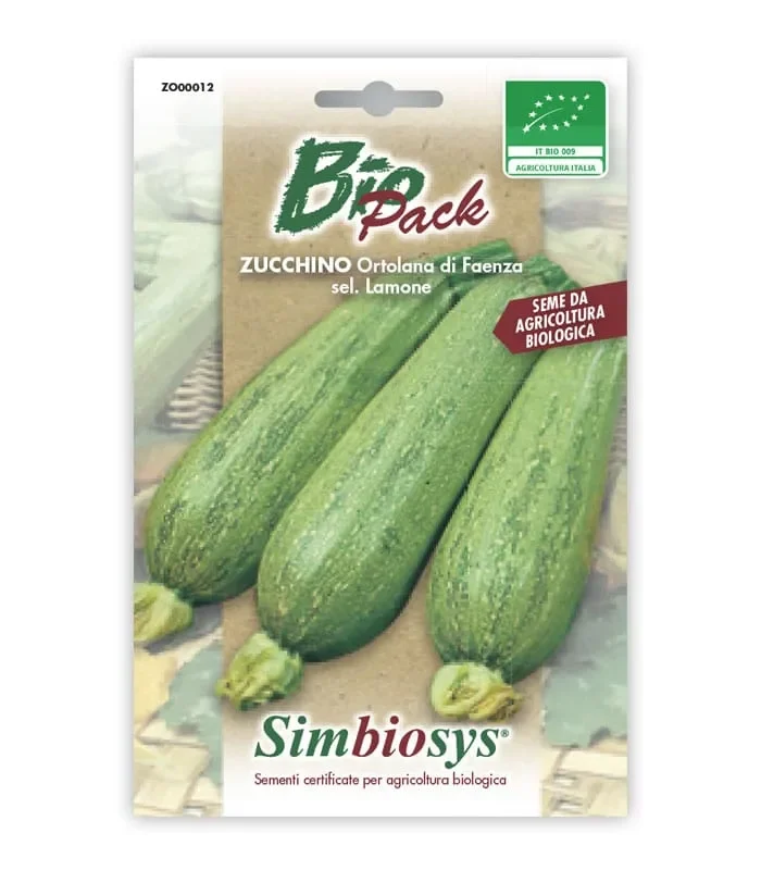 Semi da orto bio – Zucchino Ortolana di Faenza Sel. Lamone
