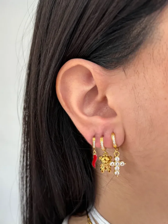 Set Orecchini Lucky Teddy In saldo