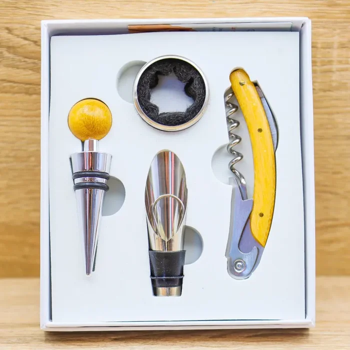 Set Vino Bamboo Cuore Matto - immagine 2