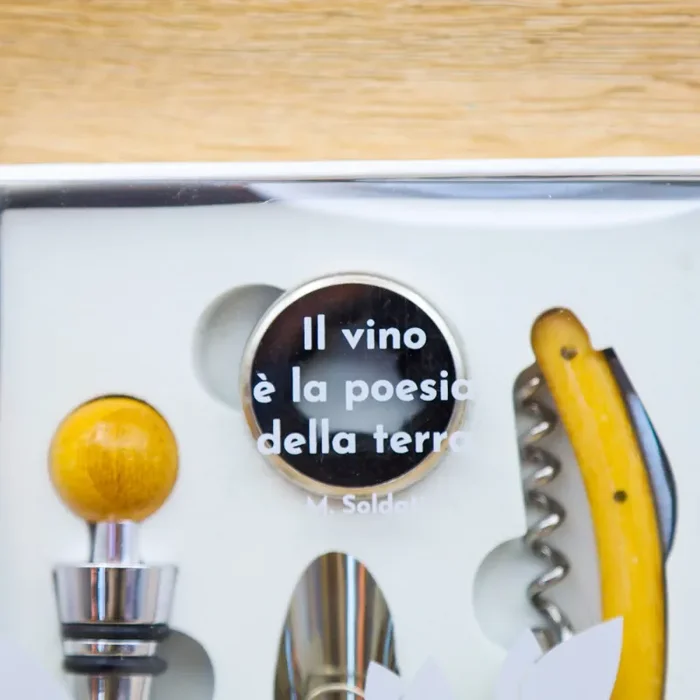 Set Vino Bamboo Cuore Matto - immagine 3