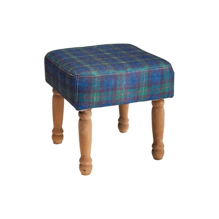 Sgabello basso quadrato scozzese – Mackenzie Fornitura - immagine 2