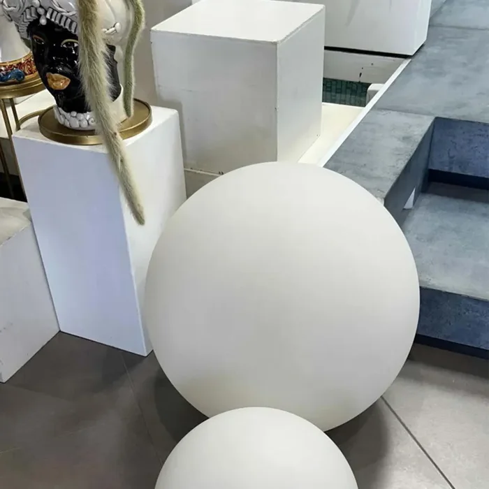 SINED Sfera Luce 40 Sfera Luminosa Led In Polietilene Per Esterno e Interno 6000k Bianca - immagine 2