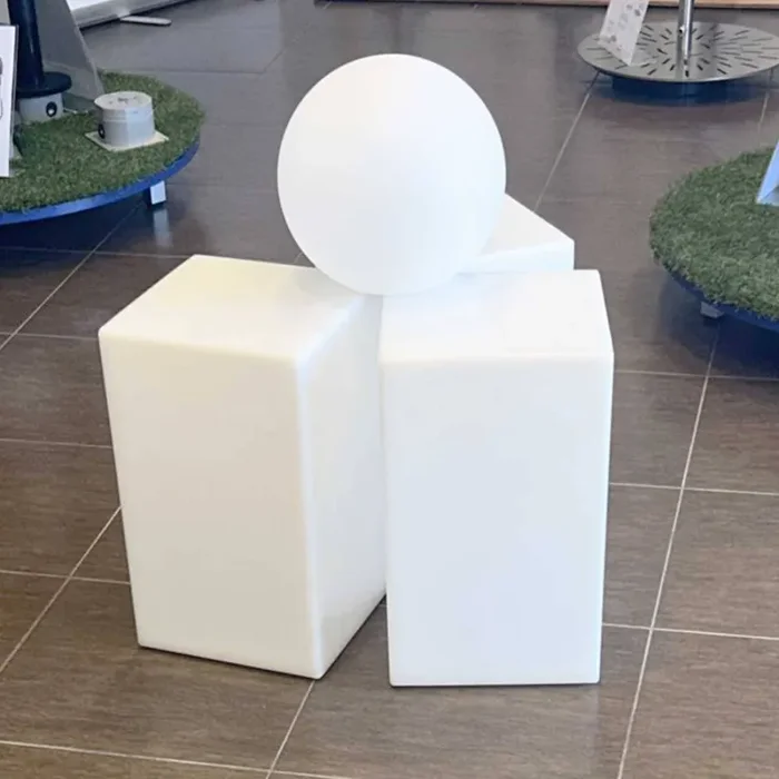 SINED Sgabello Luminoso Par Sgabello Luminoso Solare Bianco - immagine 3