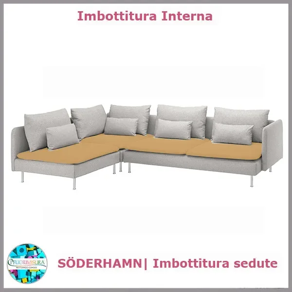 SÖDERHAMN sedute compatibile Ikea divano ad angolo 4 posti