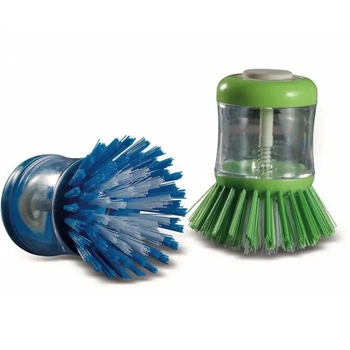 Spazzola lavapiatti con dosatore