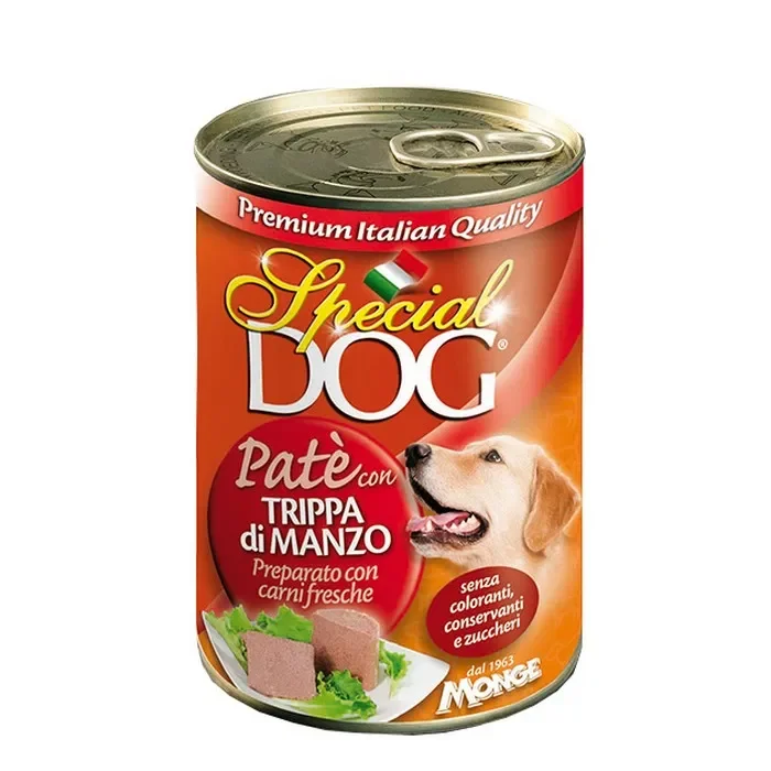 Special Dog All Breeds Adult Paté con Trippa di Manzo 400g Online