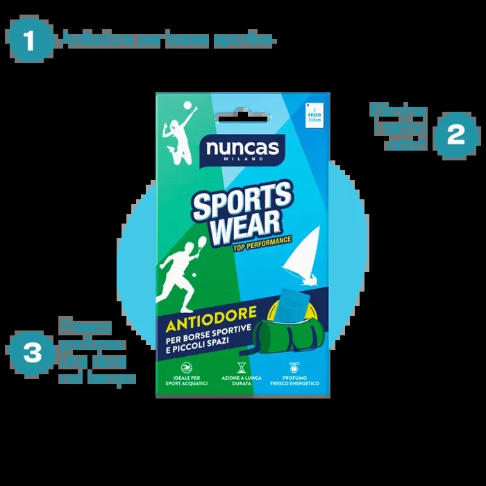 Sportswear Antiodore Borse e Piccoli Spazi – 1 Pezzo - immagine 2