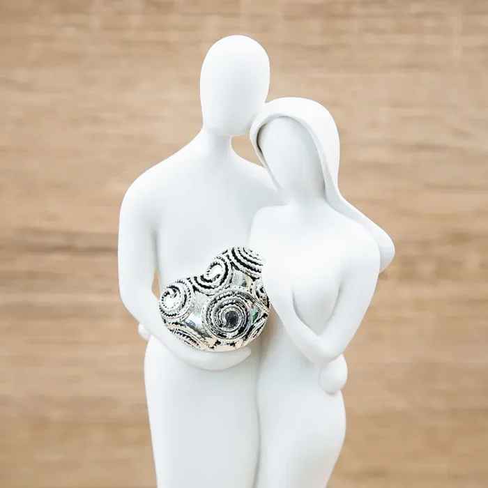 Sposi Innamorati con Cuore Argento Lully Argenti - immagine 2