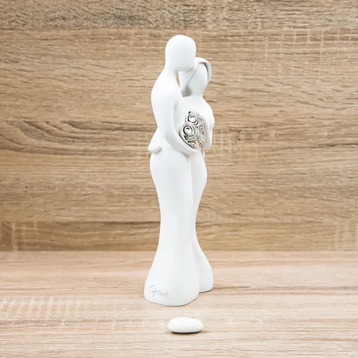 Sposi Innamorati con Cuore Argento Lully Argenti - immagine 3